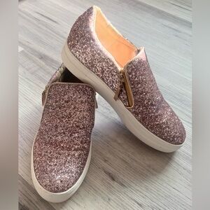 Not Rated Sparkly Pink Glitter Sneakers